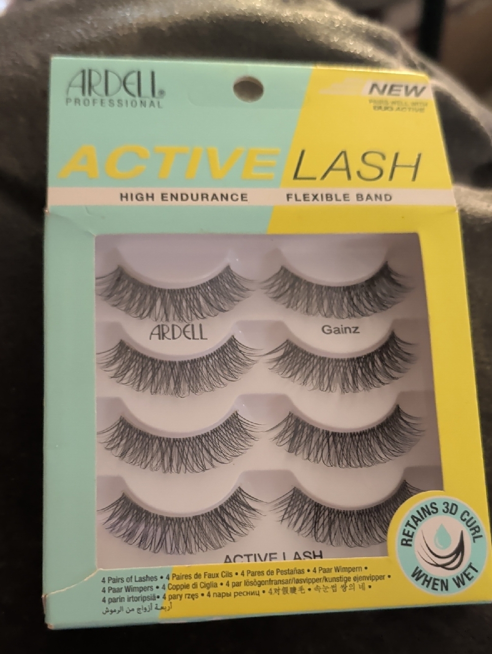 Ardell Active Lash 4-Pair Set in Black